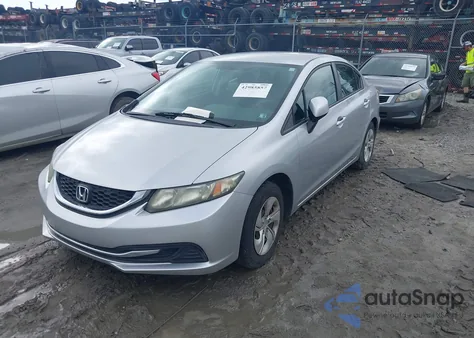 2013 Honda Civic Lx из США, поврежденный, VIN 19XFB2F58DE215786